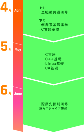 研修全体スケジュール