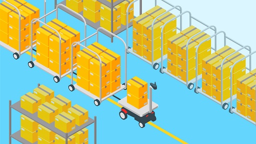 搬送工程を省人化・一部自動化